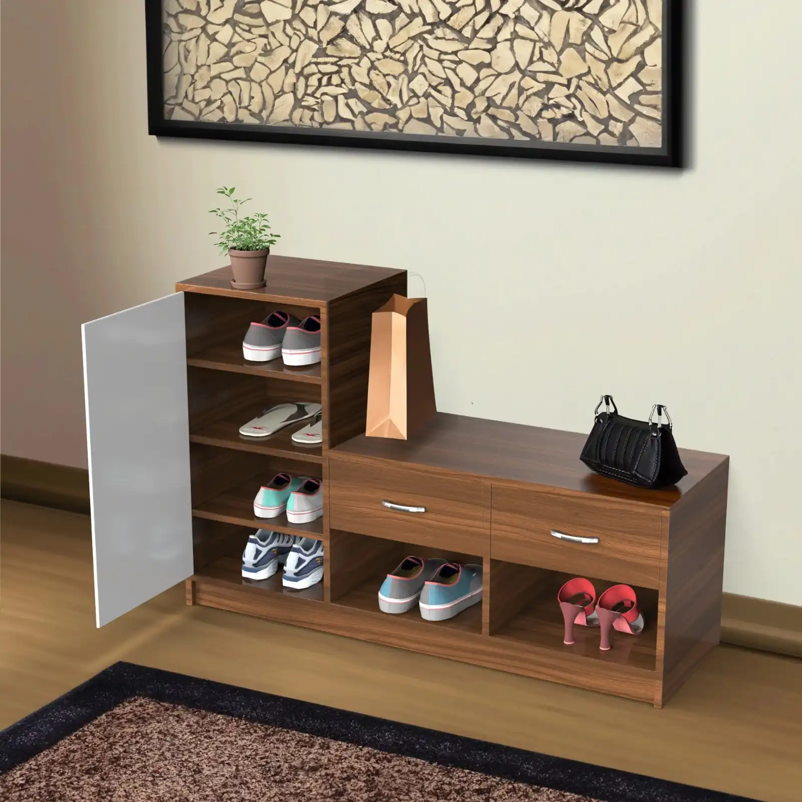 Modern Shoe Rack